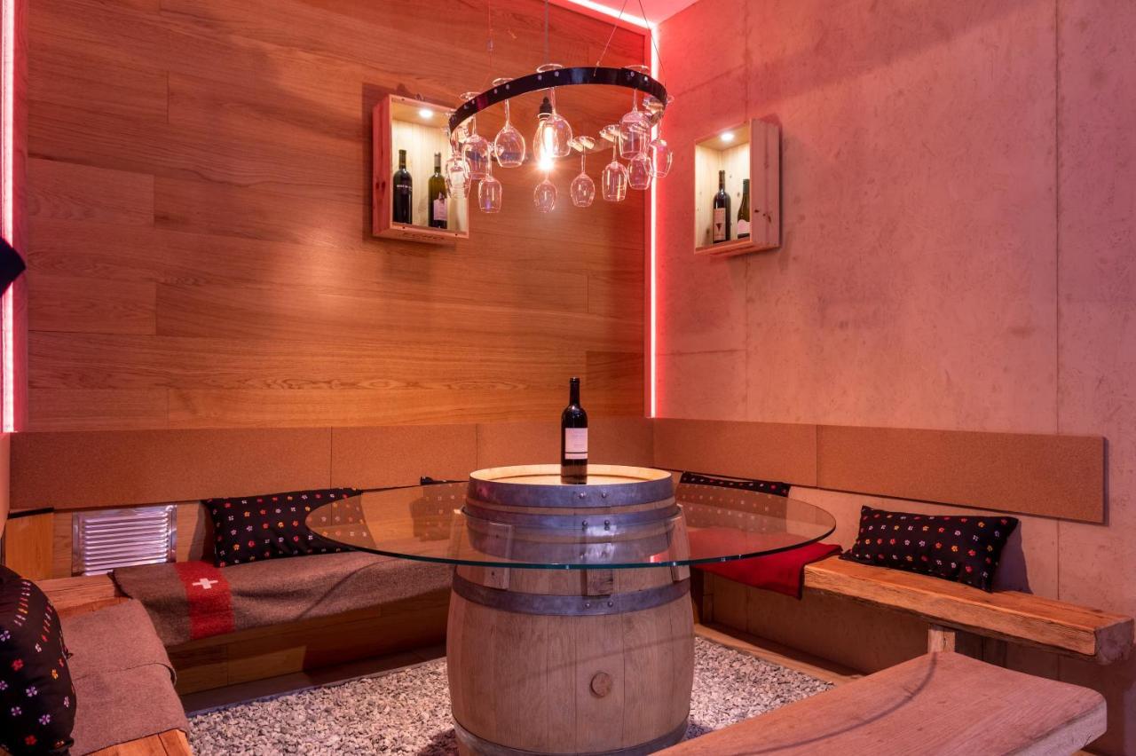 Chalet Diognysos B&B, Boutique Hotel & Wellness Crans-Montana Exteriör bild