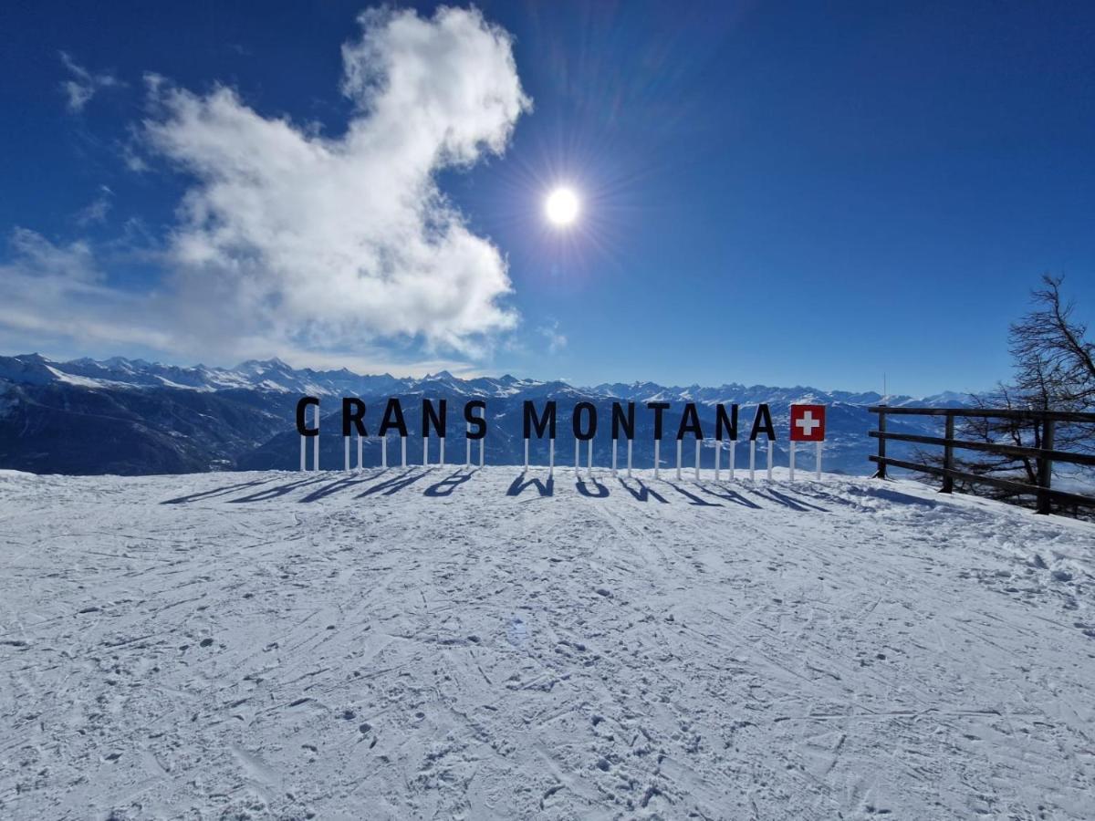 Chalet Diognysos B&B, Boutique Hotel & Wellness Crans-Montana Exteriör bild