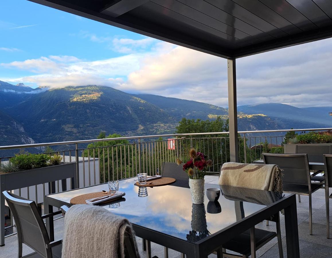 Chalet Diognysos B&B, Boutique Hotel & Wellness Crans-Montana Exteriör bild