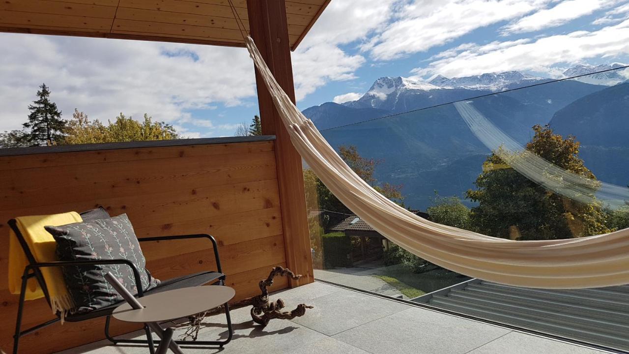 Chalet Diognysos B&B, Boutique Hotel & Wellness Crans-Montana Exteriör bild